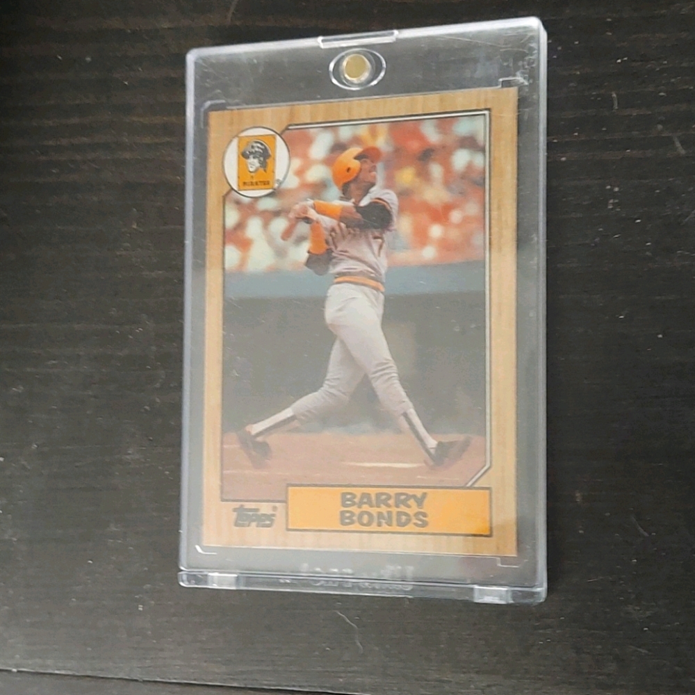 Barry Bonds rare 1987 error card topps 320